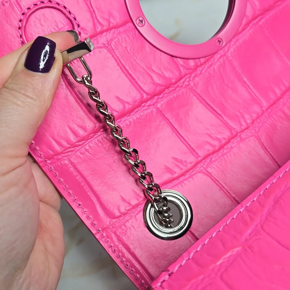 Versace Versus Pink Crossbody, Clutch Bag New With Tags